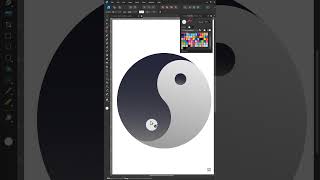 Affinity Designer  Yin Yang Logo Design affinitydesigner affinitydesigner2 [upl. by Socher]