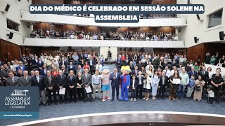 Dia do Médico é celebrado em sessão solene na Assembleia Legislativa [upl. by Aral]