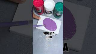 Violeta Chic😜 satisfying art creative [upl. by Ynnek]