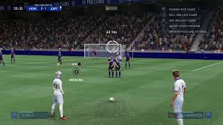 40 yard Free kick Fifa 22 pro clubs [upl. by Stalk]