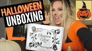 CHANNON ROSE SUBSCRIPTION BOX UNBOXING HALLOWEEN THEMED [upl. by Felipe931]