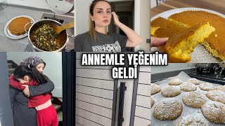 KOKUSU EVİ SARAN KURABİYE YAPTIM😍YEMEKTE KARA LAHANA MISIR EKMEĞİ VAR👍KAHVALTIYA GELDİLER🥰VLOG [upl. by Riti698]