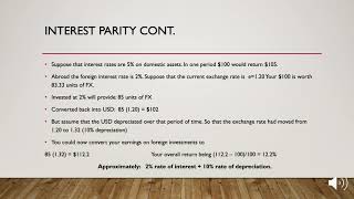 Lecture 2 Theories of the exchange rate [upl. by Ulrich212]