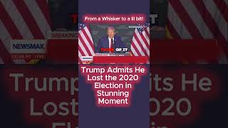 Trump Admits He Lost the 2020 Election in Stunning Moment Trump 2020Election Admission [upl. by Brothers263]