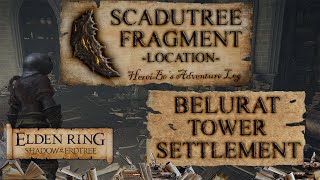 Scadutree Fragment  Belurat Tower Settlement Location  Elden Ring Shadow of the Erdtree [upl. by Adnyc578]