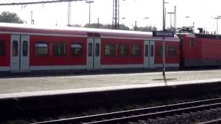 BR 143 mit S2 Fußballentlastungszug Dortmund Signal Iduna Park zum Revierderby [upl. by Nelhsa]