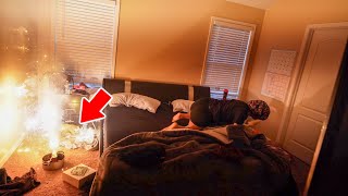 Firework WakeUp Prank On My Girlfriend [upl. by Reggy]