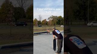 Toddler skatepark practice bmx skateboarding fypシ゚viral toddlers practice bmxkids skatedad [upl. by Breban]