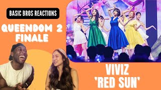 Basic Bros REACT  QUEENDOM 2 FINALE  VIVIZ RED SUN [upl. by Vaden]