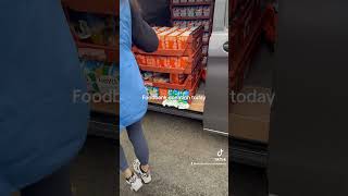 FOODBANK DONATION WE DID TODAY charity food newcastle free funny foodbanks memes [upl. by Nnep799]