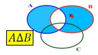 Diferencia simétrica de conjuntos [upl. by Lovich]