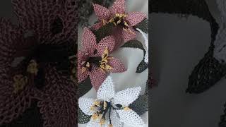 iğneoyası youtube namazhavlu handmade istanbul örgü flowers youtubeshorts elişi havlu [upl. by Katherin]