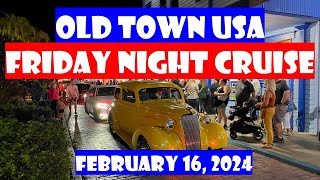 CAR SHOW  Old Town USA  Cars Cruising the Brick Streets  Kissimmee Florida  February 16 2024 [upl. by Stephanie]