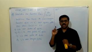 CSIR NET MathematicsJune 2016 Meromorphic function [upl. by Jer]