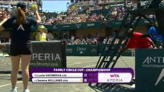 Serena Williams vs Safarova  Charleston 2012 Final  Highlights [upl. by Anirak]