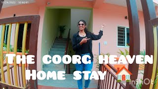 The coorg heaven homestay in madikeri KarnatakaGeethanjalireels ytviral tour hometourvillage [upl. by Lin]