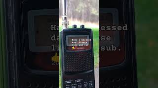 Old radio shack pro75 scanner scanner comms amband radio radiocommunication shorts shortsvid [upl. by Ilyk]