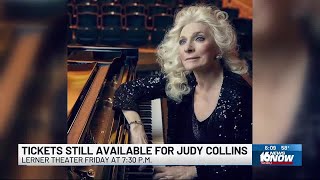 Judy Collins to perform at the Lerner Theatre this Friday [upl. by Stefanac988]