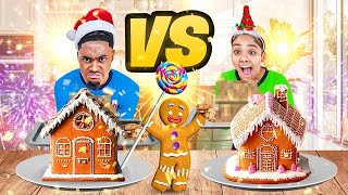 We Attempted To Build A Gingerbread House Under 10 Minutes GONE WRONG [upl. by Notfol]