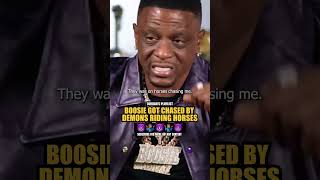 Boosie claims he GOT CHASED BY DEMONS 👿🤷🏽‍♂️💯 boosie hiphop rap [upl. by Aramac]