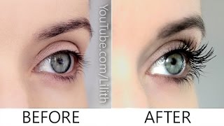 How to grow lashes naturally ✿ DIY for longer thicker fuller eyelashes [upl. by King]