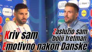 Mitrović i Tadić emotivno nakon ispadanja sa EURO 2024 ☆ Šta su rekli o igranju za reprezentaciju [upl. by Aikehs]