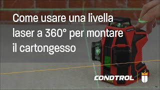 Omniliner G3D Condtrol la livella laser a 360° per i cartongessisti [upl. by Amund]