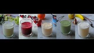 5 Frullati Detox per tutta la settimana [upl. by Etram]