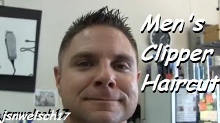 Mens clipper haircut Frohawk fade on Michaels hair with clippers haircut  mens hairstyle [upl. by Agnola906]