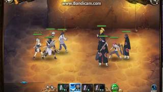 Naruto Online Ninja Exam Lv 90 Water Main Azure Fang 1 Line Up [upl. by Ennayrb]