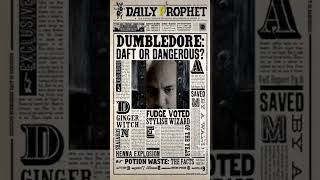 Albus dumbledore daily prophet rita skeeter harrypotter potterhead [upl. by Uol]