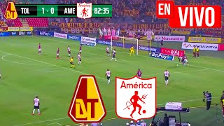 🔴 TOLIMA VS AMERICA PARTIDO DE HOY EN VIVO  CUADRANGULARES LIGA BETPLAY DIMAYOR II 2024 [upl. by Anairuy]