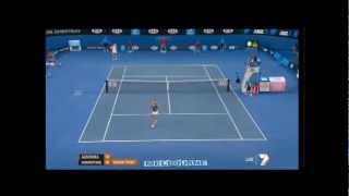 Azarenka vs Sharapova  Moan Battle Alien Version [upl. by Cate]