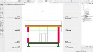 Archicad23 Möblierung im Einreichplan Layout [upl. by Christmas]