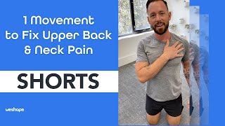 1 Movement to Fix Upper Back amp Neck Pain shorts [upl. by Jakoba]