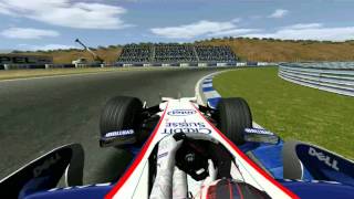 BMWSauber F108 Jerez Onboard rFactor [upl. by Ebaj]