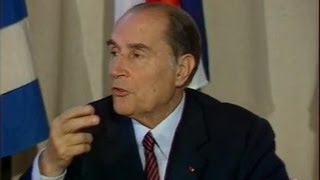 Mitterrand  conférence de presse intégrale [upl. by Sidra470]