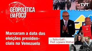 Marcaram a data das eleições presidenciais na Venezuela [upl. by Ahtilat]