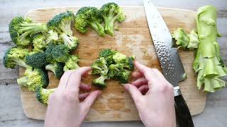 How to Cut Broccoli [upl. by Pack291]