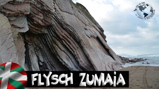 Flysch Zumaia Geoparque de la Costa Vasca  Basque Coast Geopark Gipuzkoa 2015 [upl. by Raamaj499]