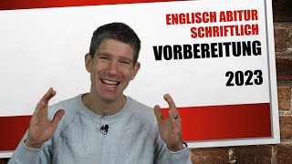 Abitur Englisch 2023  das OFFIZIELLE VIDEO zur Vorbereitung🙂 [upl. by Aleac]