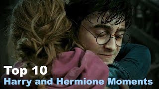 Top 10  Harry and Hermione Moments [upl. by Howard]