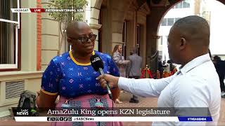 King Misuzulu kaZwelithini officially opens the KZN legislature [upl. by Ileak]