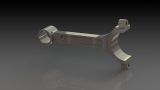 Chapter 7 Exercise 3 Connecting Rod SolidWorks Tutorial [upl. by Ahsiekel650]