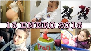 VLOG 34 semanas EMBARAZO GEMELAR  Cumpleaños Irati Compras carrito gemelar portabebés ropa [upl. by Ainak]