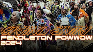 GRAND ENTRY l Fri Pendleton Powwow 2024 [upl. by Ssalguod427]