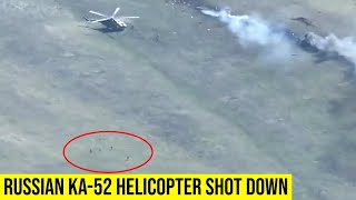 Russian KA52 Helicopter Crashed in the Donetsk region [upl. by Leamsi]