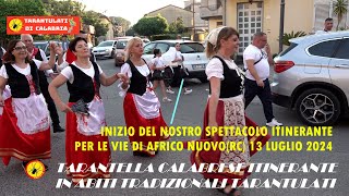 201  SFILATA E BALLU A RITMO DI TARANTELLA CALABRESE IN ABITI TRADIZIONALI A AFRICO NUOVO [upl. by Dixon930]