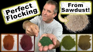 How to make perfect flocking from sawdust [upl. by Schwejda846]