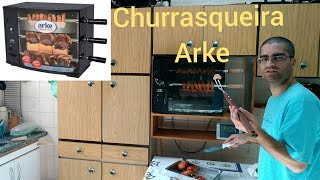 Churrasqueira Arke à gás É boa Compensa [upl. by Htebarual499]